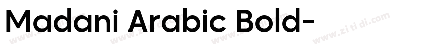 Madani Arabic Bold字体转换